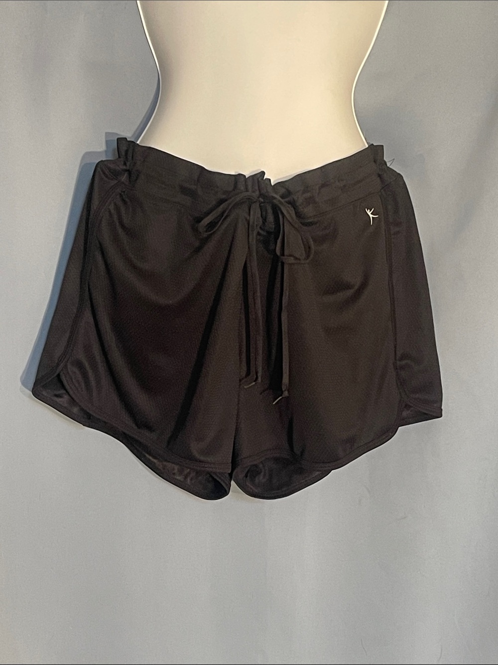 Danskin Now Black Athletic Drawstring Shorts